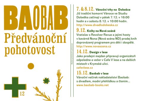 Baobab Předvánoční pohotovost